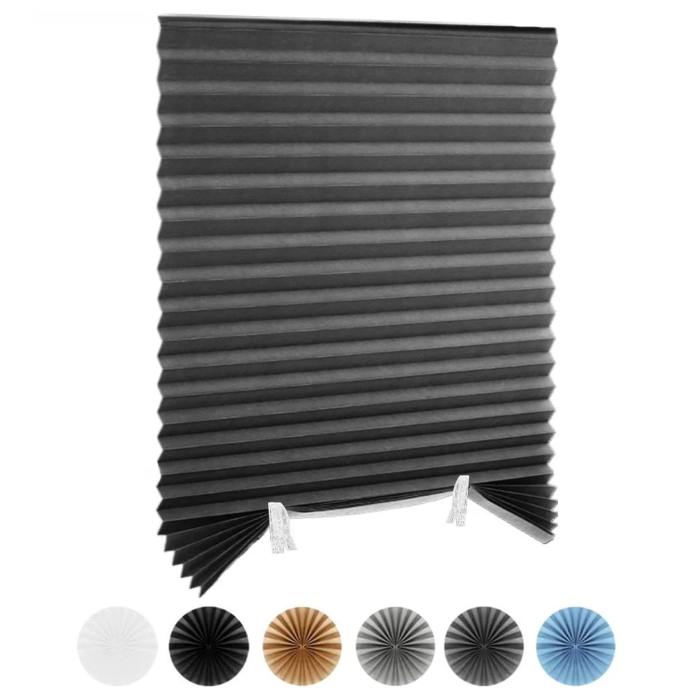 rideau lamelles tissu moderne adhésif opaque rayures horizontales blanc marron noir gris bleu semi