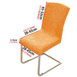 housse chaise polyester moderne fleuri bleu vert rose orange gris antidérapante salon