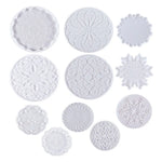 moules silicone motifs floraux flocons neige modernes decoratifs artisanat decoration intérieure