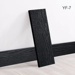 panneau mural auto adhésif aspect bois gris beige décoratif moderne intérieur maison