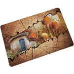tapis sol antidérapant motif nature 3d effet cracké intérieur extérieur cuisine bain porte