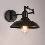 lampe murale industrielle bras pliant noir éclairage chambre coucher étude salon économique