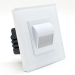 interrupteur mural led capteur mouvement sensoriel gris noir moderne tactile