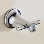 accessoires salle bain chrome moderne porte serviettes porte savon porte papier toilette fixations murales