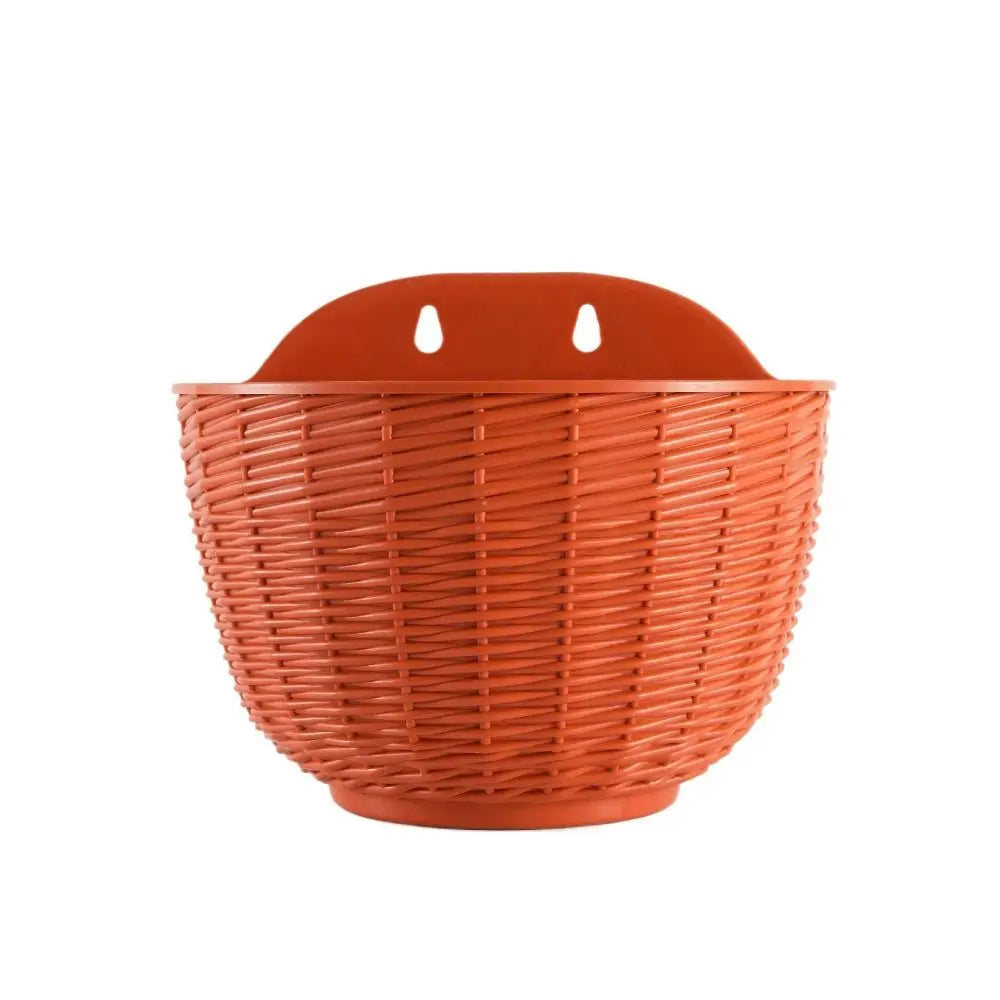 panier suspendu tissé moderne blanc bleu clair rose orange grille protection