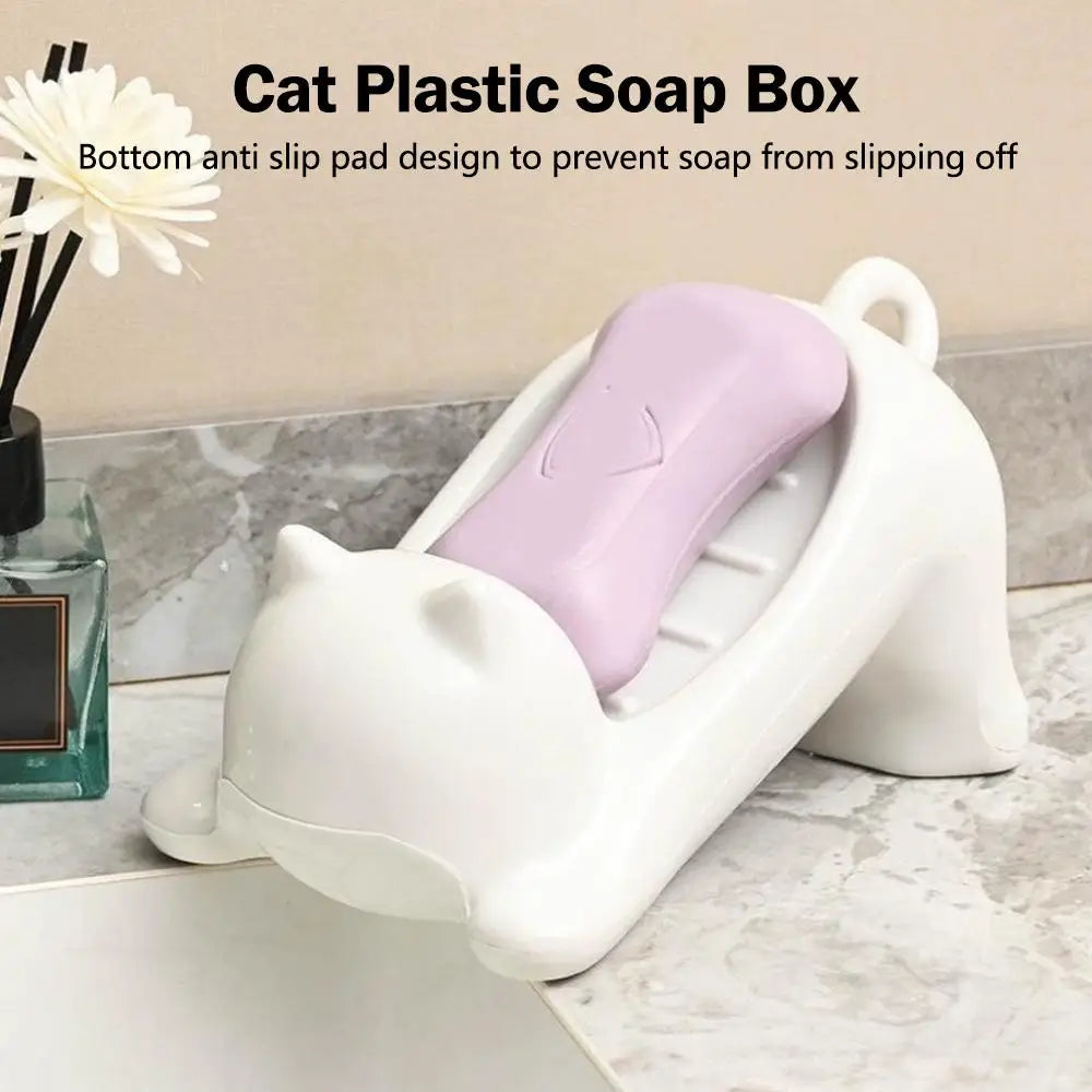 porte savon forme canard chat couleur blanc jaune rose mignon animalier