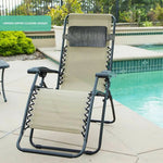coussin tête chaise longue tissu rayures gris beige moderne piscine patio détente