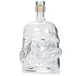 set décanter verres liqueur transparent star wars stormtrooper geek collector ambré argenté 25oz 10oz