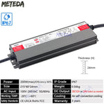 transformateur led waterproof ip67 12v 24v 36w 600w gris métallisé texturé industrielle