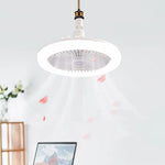 ventilateur lampe led blanc moderne grille radial télécommandeflux lumineux 249 2000 tension 120v 240v