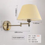lampe murale or beige abat jour plissé classique éclairage chambre salon vintage led fixée
