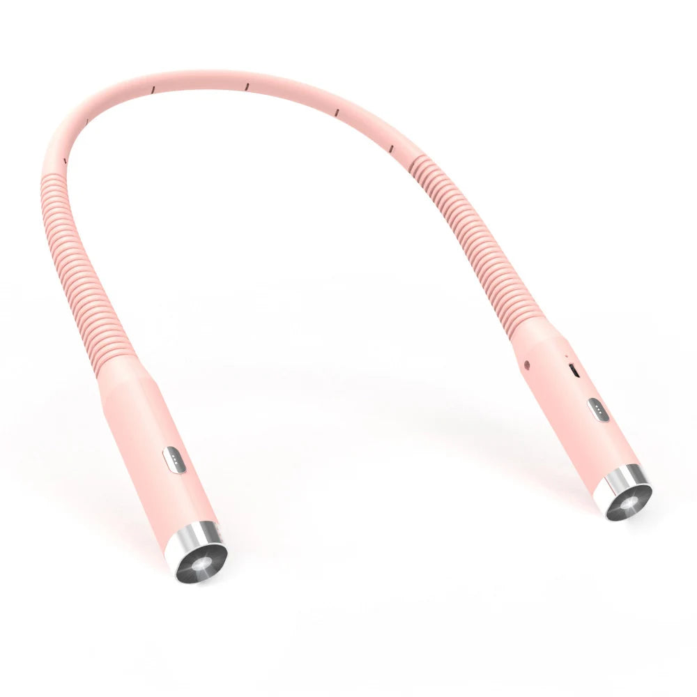 lampe lecture cou rechargeable led noir rose blanc flexible moderne