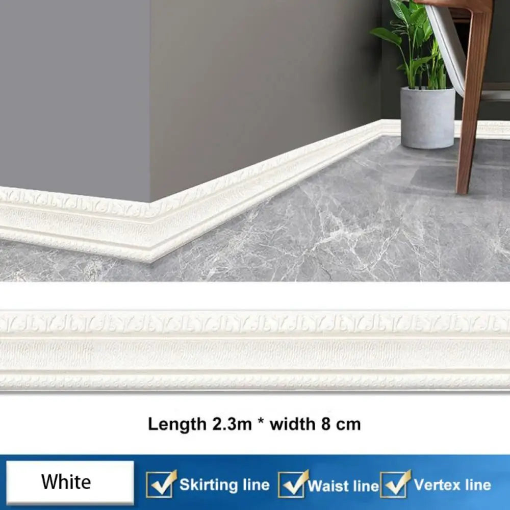 ruban auto adhésif blanc texture cuir géométrique moderne 230cm 8cm 0.6cm