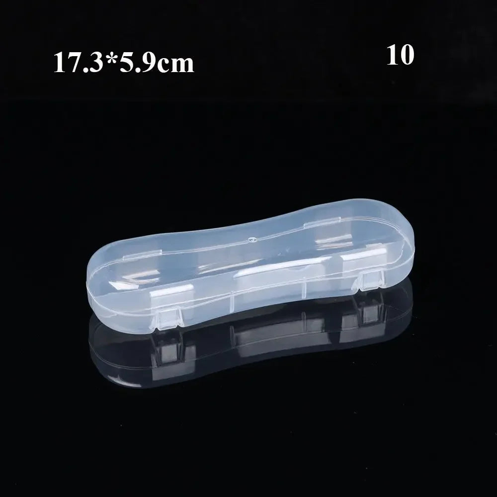 boîtes rangement pilules transparentes compartiments barres verticales horizontales modernes pratiques