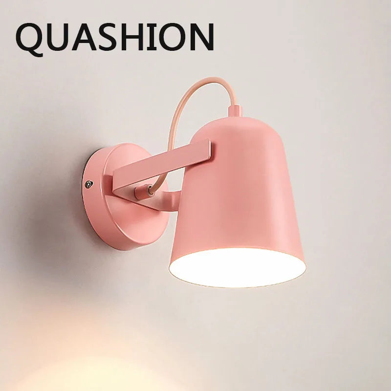 lampe murale led moderne rose gris blanc noir vert chambre cuisine salle manger étude