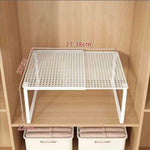 étagère rangement réglable métal noir blanc moderne vêtements salle bain chambre empilable ajustable