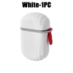 porte savon transparent moderne boîte couvercle plateau drainage gris rouge pratique salle bain
