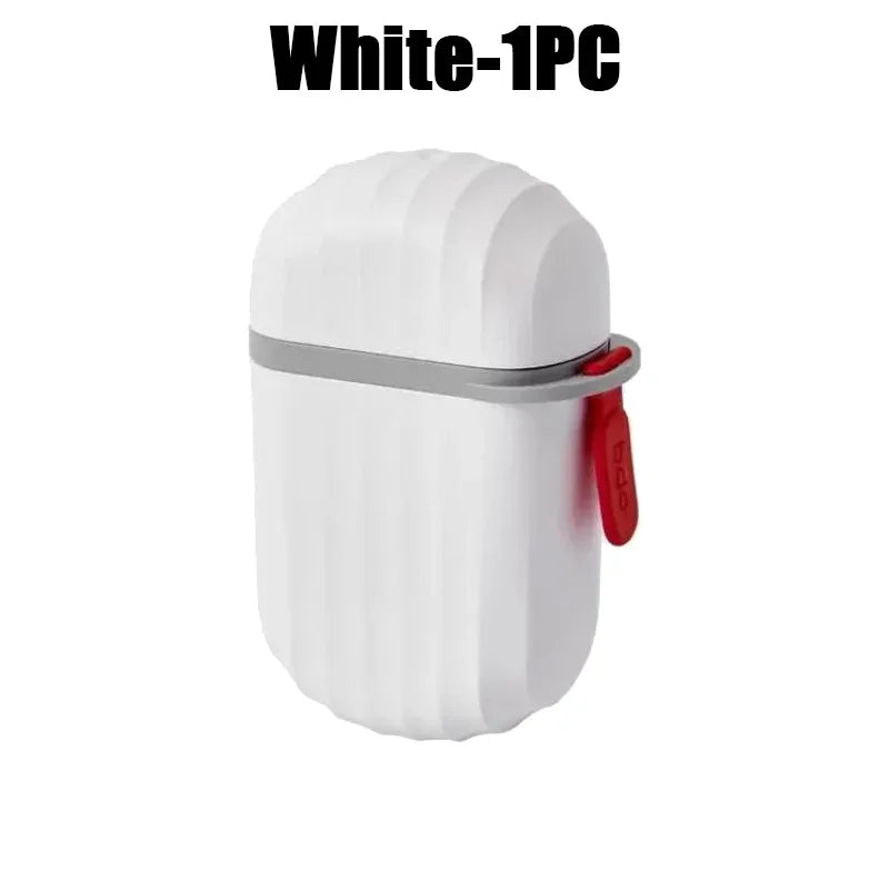 porte savon transparent moderne boîte couvercle plateau drainage gris rouge pratique salle bain