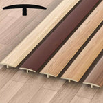profils seuil pvc brun beige rouge moderne vis fixés aspect bois opaques