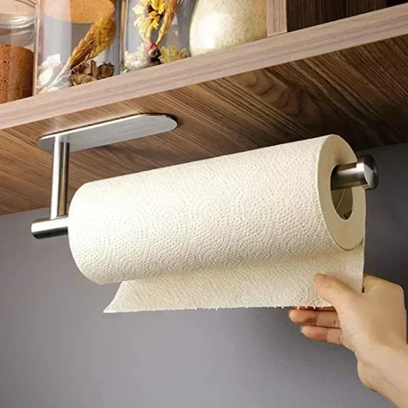 porte serviettes adhésif acier inoxydable couleur beige noir gris violet texturé moderne cuisine salle