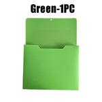 porte documents magnétiques orange bleu clair vert jaune modernes pratique sans perçage