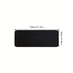 tapis bain gris moderne texture cailloux antidérapant absorbant 120cm 50cm