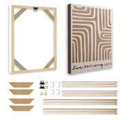 Cadre photo en bois moderne pour mur de cadres - 30x60, 40x80, 50x100 cm - Ombre Interieur