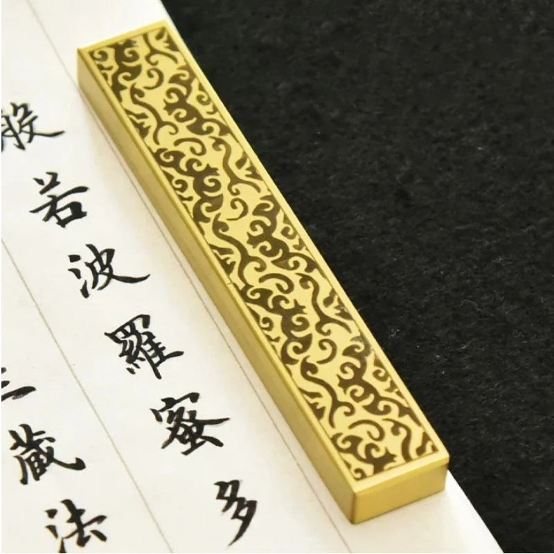 marqueur encrage doré artisanal décorations florales géométriques fournitures calligraphie élégant