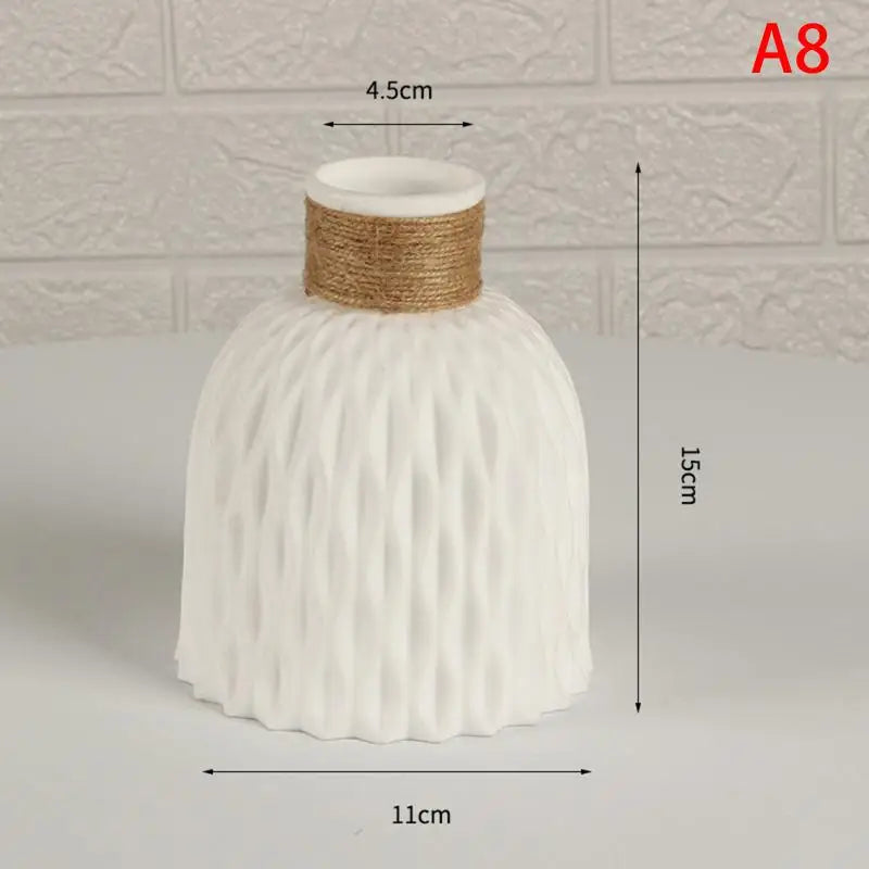 vases modernes texturés couleurs blanc vert rouge rose orange décoration intérieure extérieure minimaliste