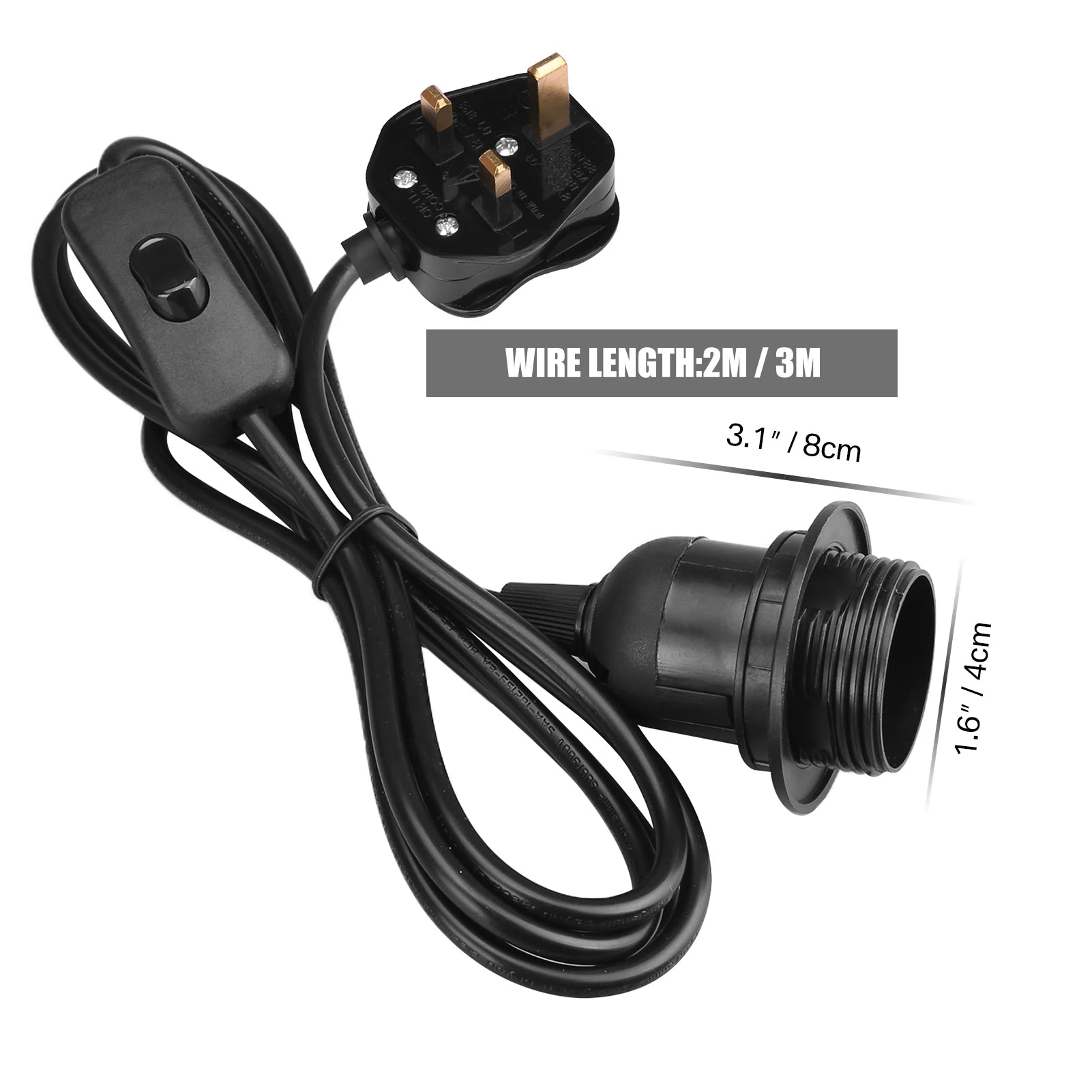 Prise britannique pour lampe suspendue