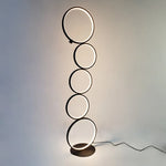 lampe sol moderne blanc circulaire relief éclairage led minimalisteTouchableSwitch cable garantie 2ans
