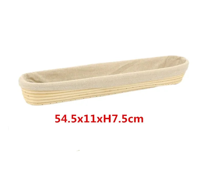 panier banneton rotin naturel fermentation pain toile intérieure beige clair classique