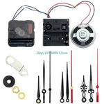 kit montre mécanique noir blanc doré aiguilles boîtier batteries instructions classique