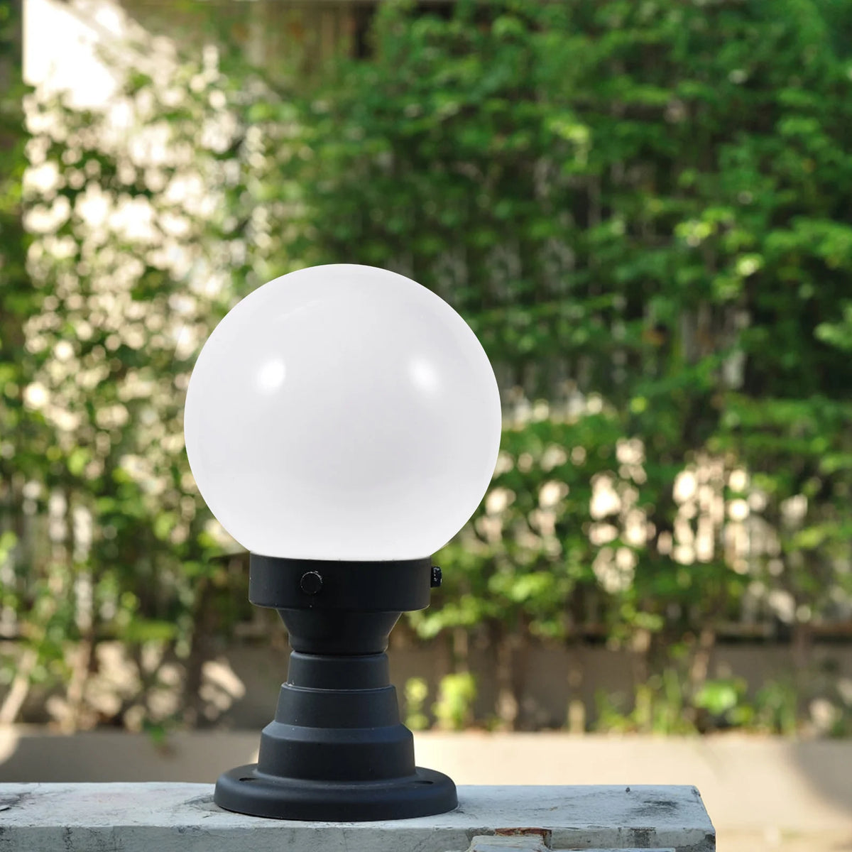 ampoule remplacement blanc globe acrylique lampe sol extérieure mur couvre ampoule vintage classique fixe