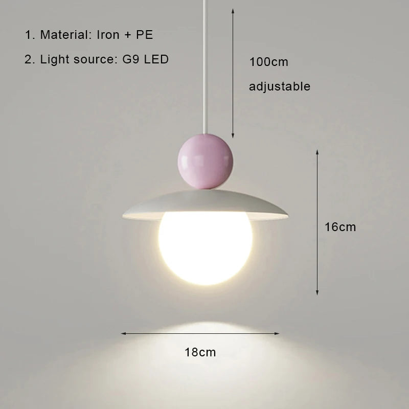 suspension lumineuse moderne blanc rond métal fixation câble opacité intérieur salon chambre étude