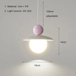 suspension lumineuse moderne blanc rond métal fixation câble opacité intérieur salon chambre étude
