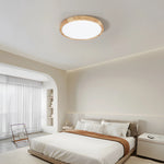 plafonnier led grain bois moderne blanc vis facile éclairage quotidien 2000 82000 lumens