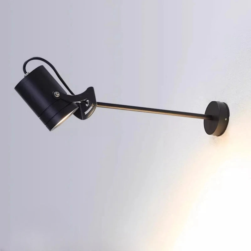 Spot mur extérieur moderne led noir hydrofuge 10w 15w 20w 85265v