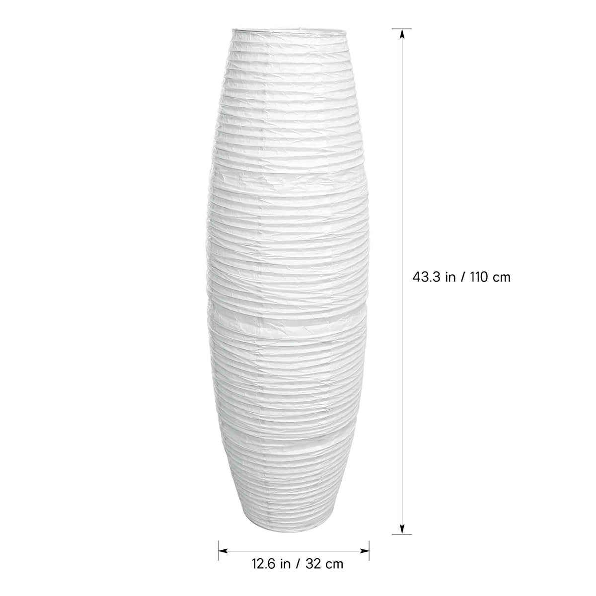 abat jour blanc semi transparent moderne lampe pied texture horizontale minimaliste chambrehôtel
