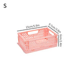 panier rangement pliable plastique perforé maison organisateur moderne