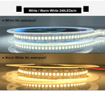 ruban led 12v 60leds blanc moderne adhésif 5m non étanche
