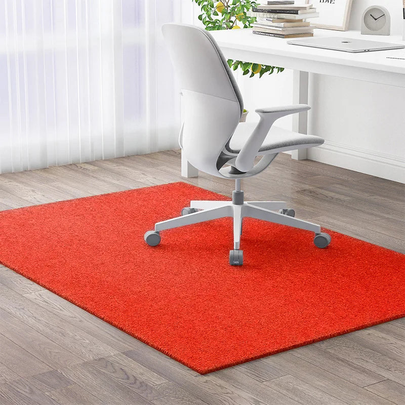 tapis sol intérieur moderne antidérapant tissé polyester gris bleu marron maison