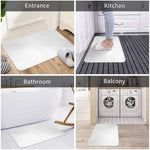 tapis d'entrée rustique motif bois roche antidérapant bienvenue extérieur moderne multicolore
