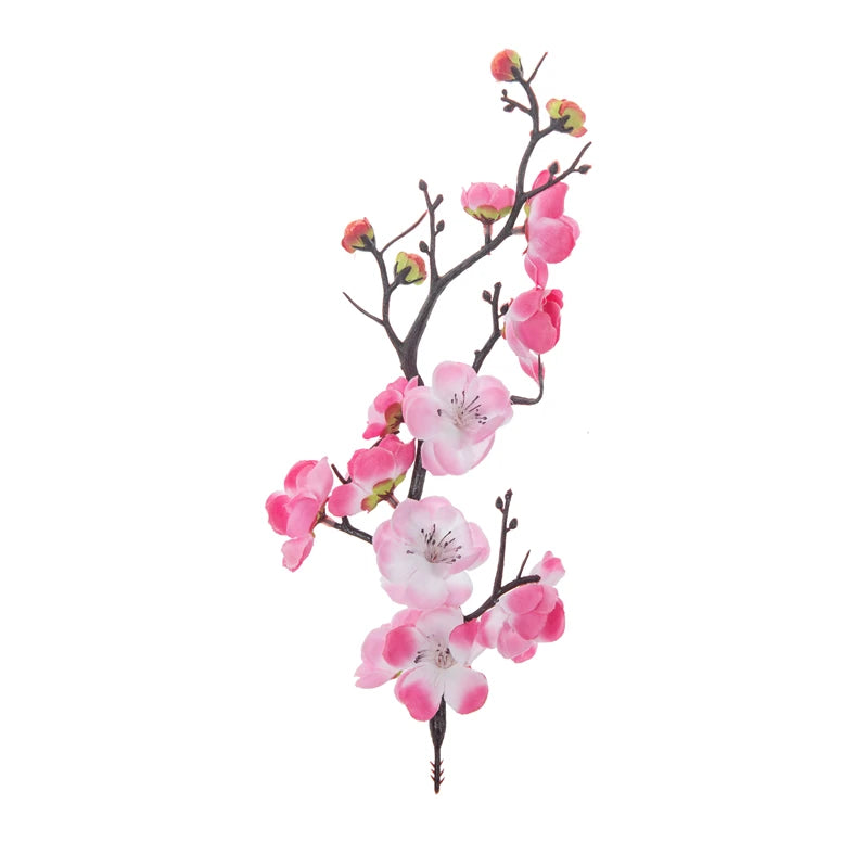 bouquet fleurs artificielles prunier soie maison mariage anniversaire fête baby shower minimalistebranches noires