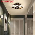 plafonnier led moderne minimaliste acrylique blanc noir toucher interrupteur chambre salon cuisine