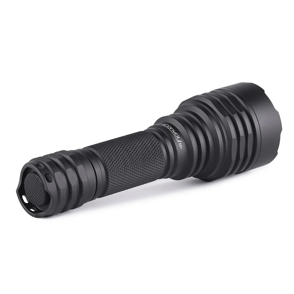 lampe torche led noire résistante 2000 lumens 10w camping vtt