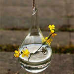 vase suspendu moderne transparent sans décoration fleurs eau decoration mariage