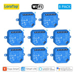 interrupteur module commutation rideau intelligent bleu moderne technologie contrôle vocal google alexa