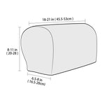 housses canapé anti poussière motif géométrique vert modernes pièces fixées tissu polyestère machine lavable