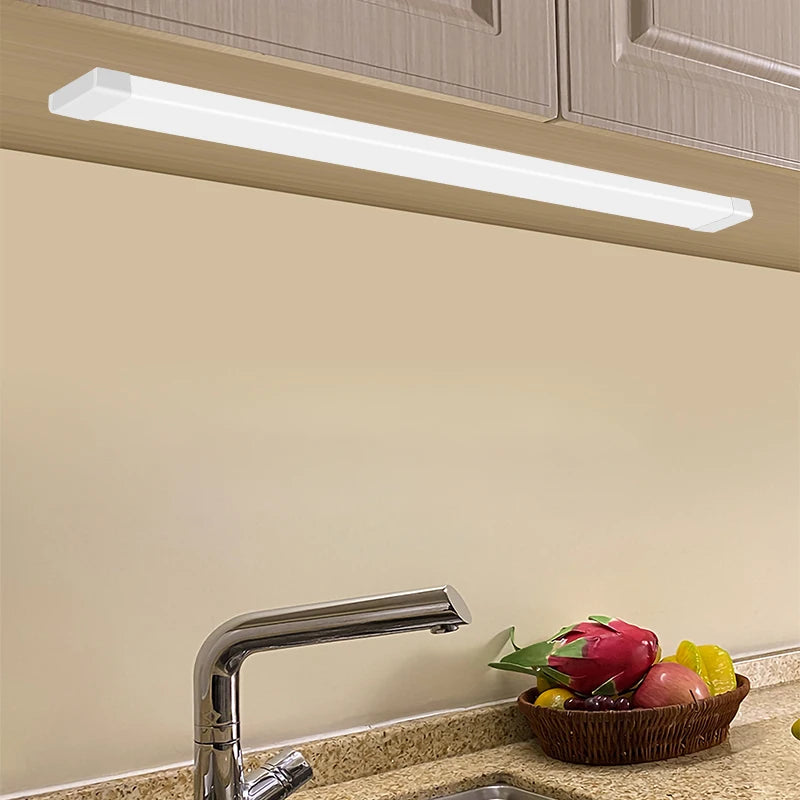 lampe led tube blanc 120cm barre lumineuse cuisine maison entrepôt moderne 100w